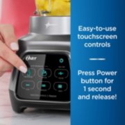 easy to use touchscreen controls, press power button for one second and release image number 2