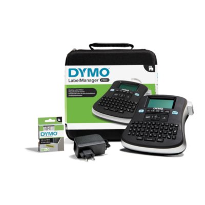 DYMO® LabelManger™ 210D+ Beschriftungsgerät, QWERTZ-Tastatur, Kofferset