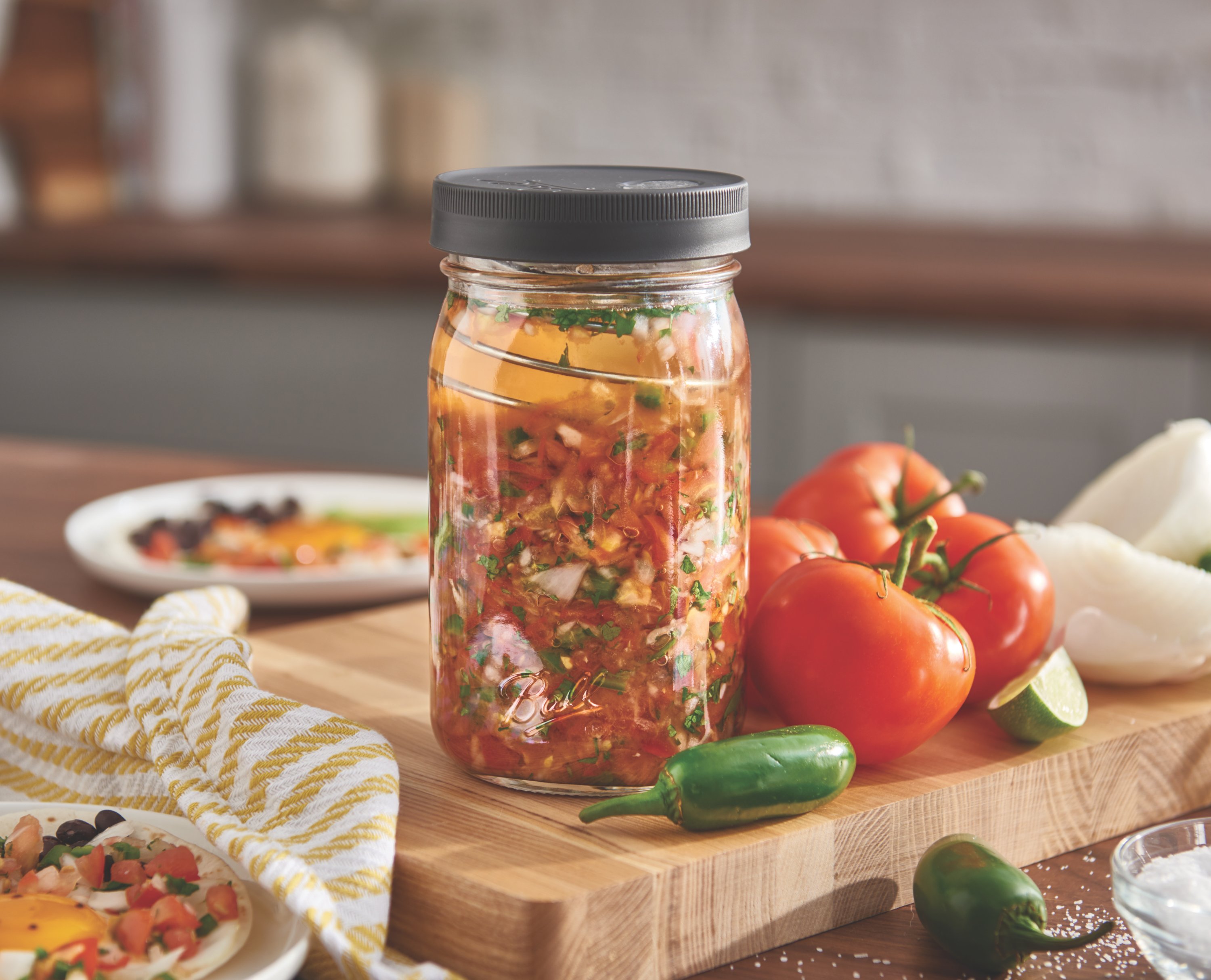 fermenting food in ball jar