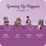 4 in 1 high chair showing stages image number 2