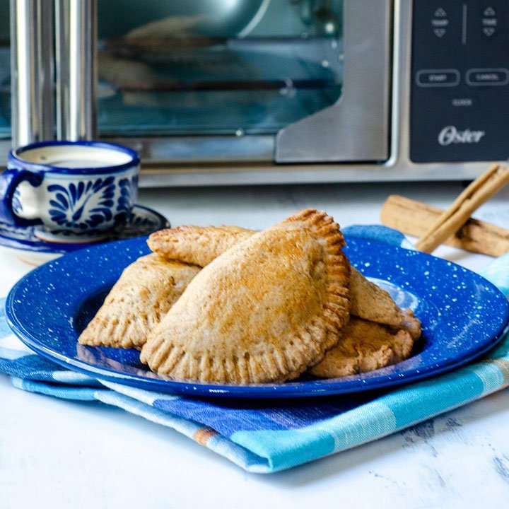 sweet potato empanadas on a plate