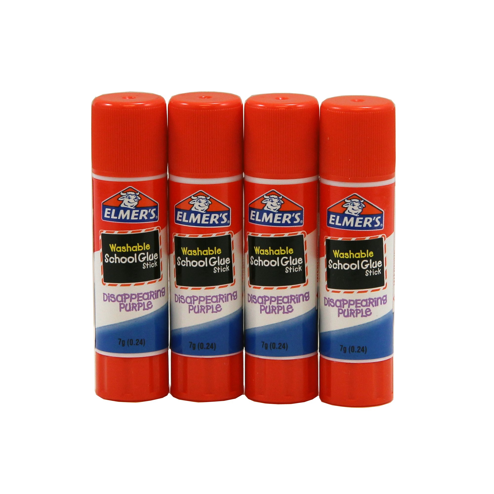 Elmer's Spray Glue Adhesive Disappearing Purple - 1 Fl Oz Seal X4