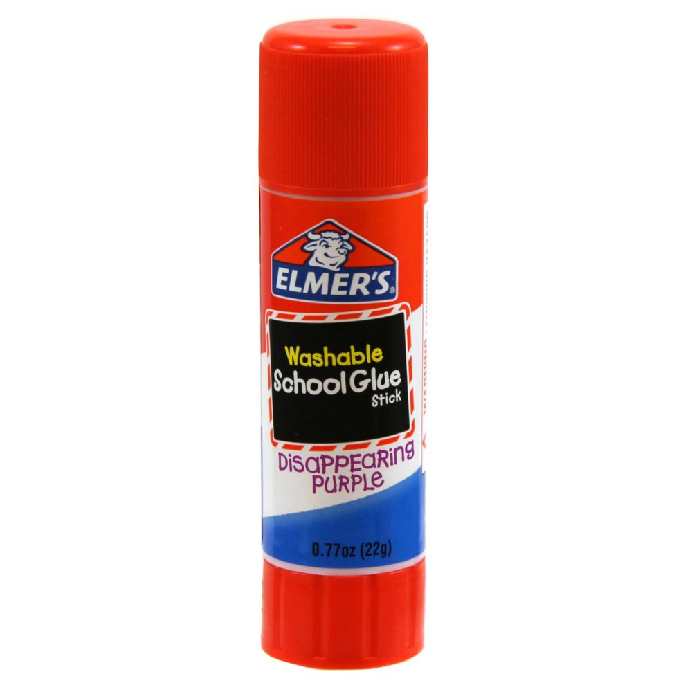 Up&Up Glue Stick Jumbo Disappearing Purple 2ct (Compare to Elmer's Glue Sticks)