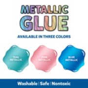 metallic glue available in three colors teal metallic pink metallic blue metallic image number 5