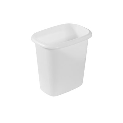 Rubbermaid 3.5-Gallons White Plastic Kitchen Trash Can in the
