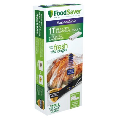 Food Saver FoodSaver GameSaver Vacuum-Seal Rolls 11 inch x 16' - 6 Pack