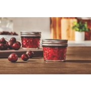 Mason Ball Jelly Jars-4 oz. each - Quilted Crystal Style-Set of 4 – Dimpz  Bazaar