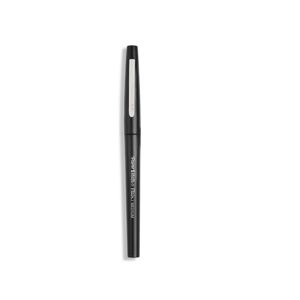 Paper Mate 8432452pp Flair Felt Tip Pens Medium Point 0.7mm Black 2 Count for sale online 