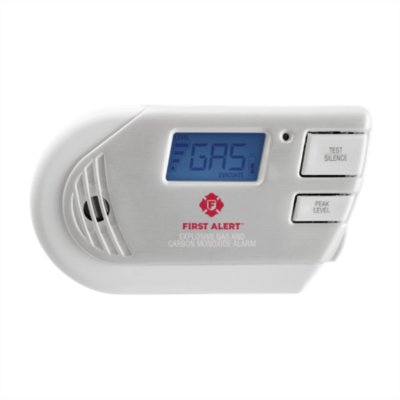 Combination Explosive Gas and Carbon Monoxide Alarm with Backlit Digital Display