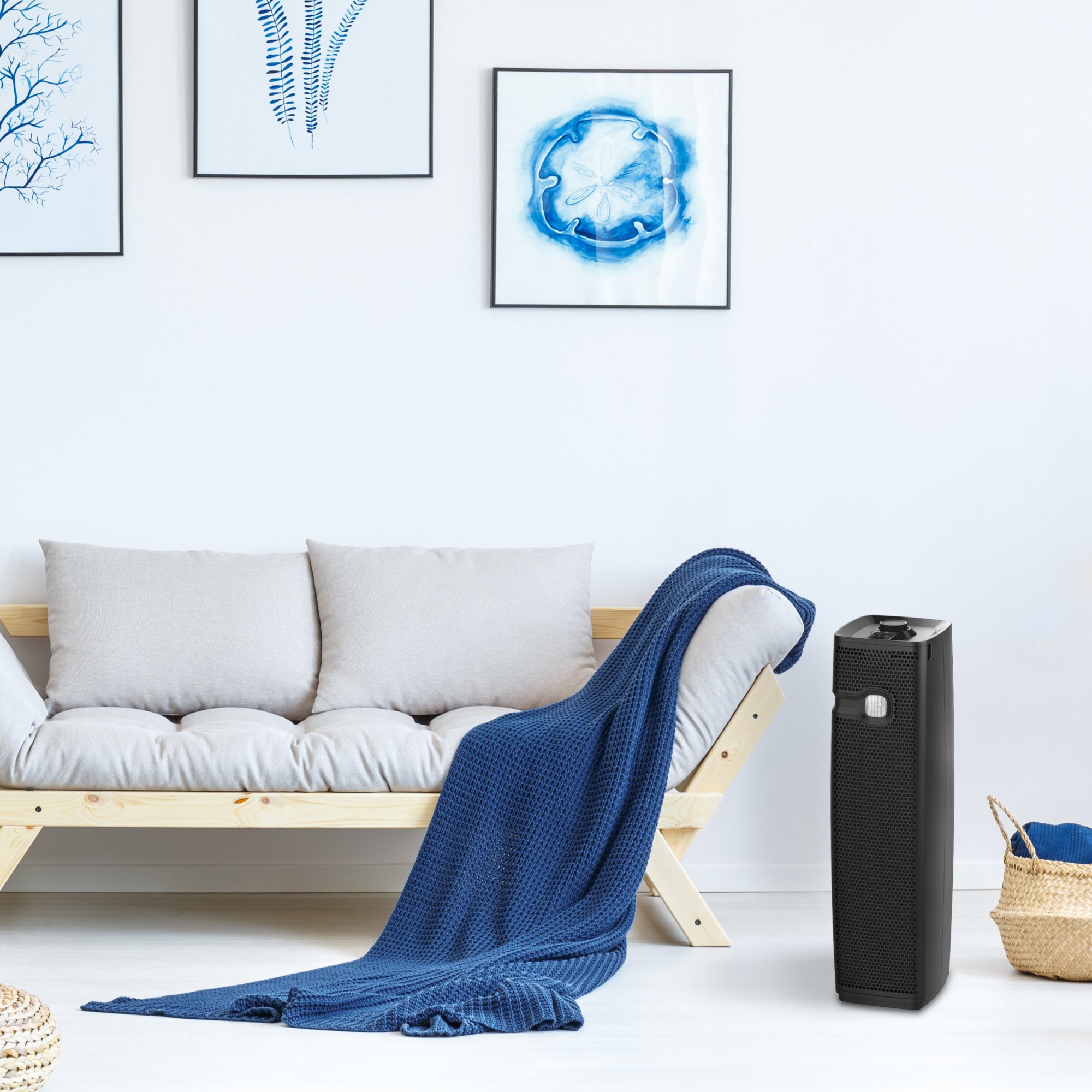 Holmes slim tower air deals purifier with true hepa filtration