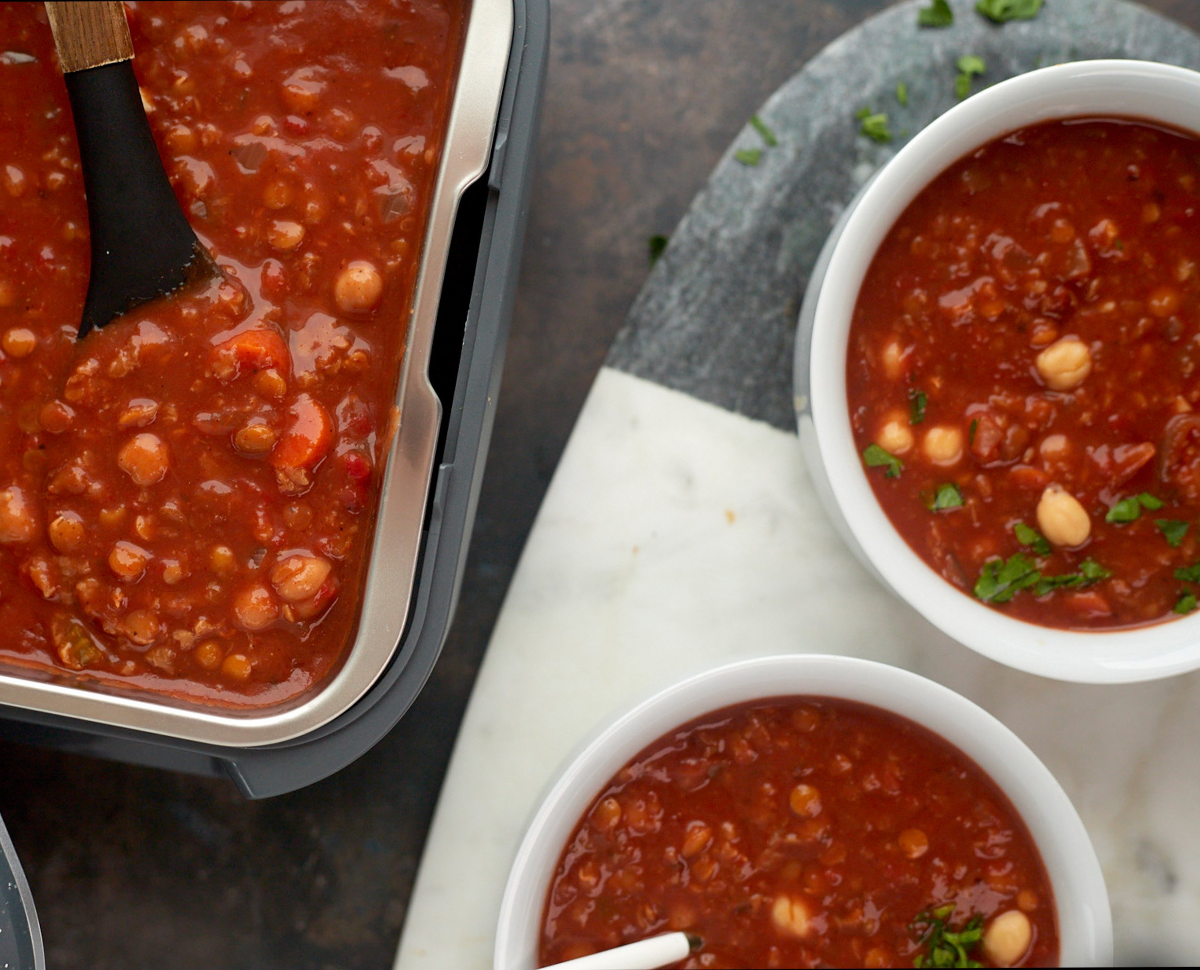 Moroccan Harira Soup Slow Cooker Recipe