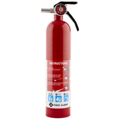 Rechargeable Home Fire Extinguisher UL Rated 1-A:10-B:C (Red)