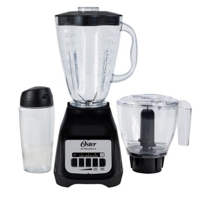  Oster Pure Blend 300 Blender with Glass Jar - Brushed Nickel:  Electric Countertop Blenders: Home & Kitchen