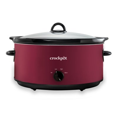 Crock-Pot® Manual 6-Quart Cook & Carry® Slow Cooker, Red