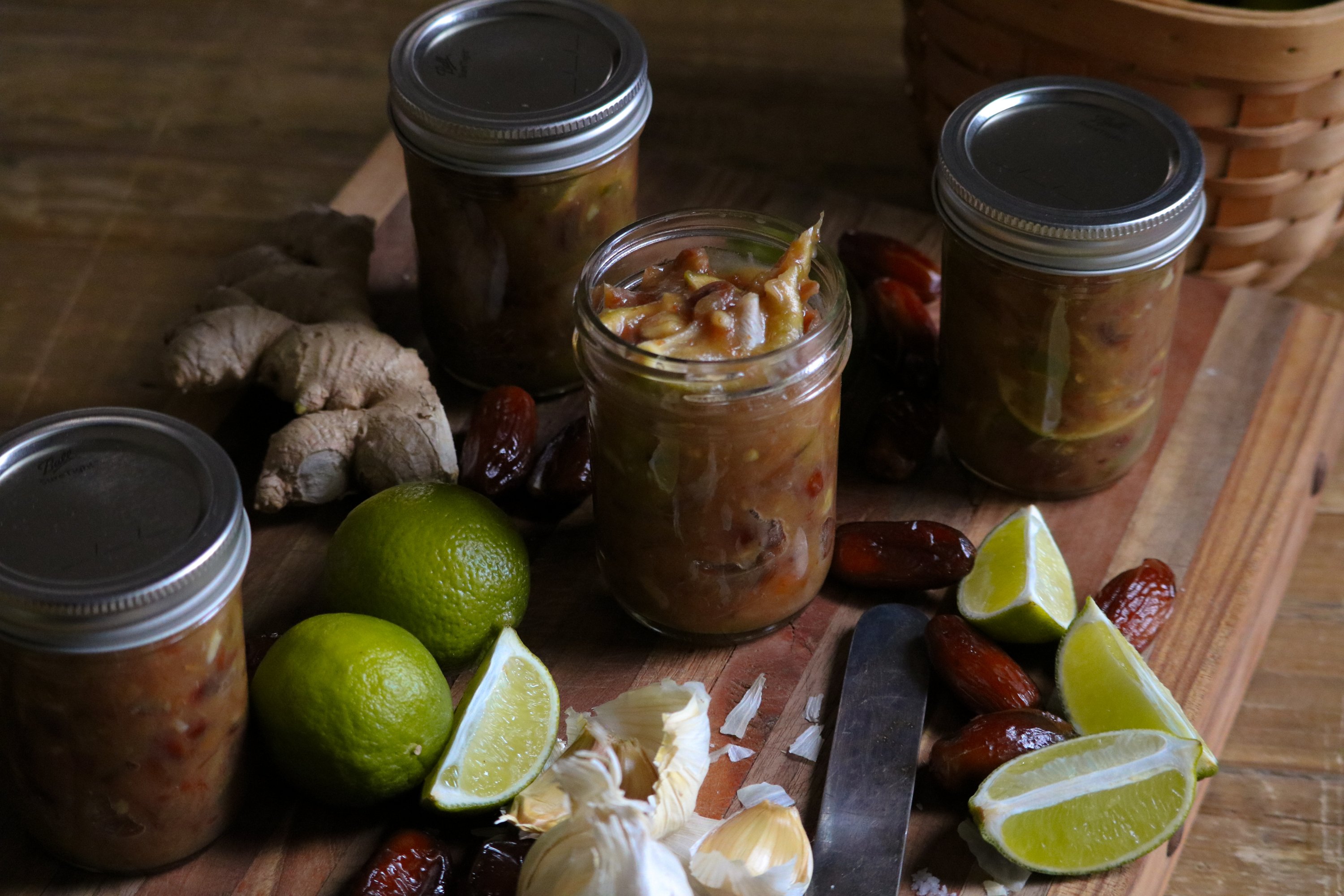 canning salty date and lime pickle
