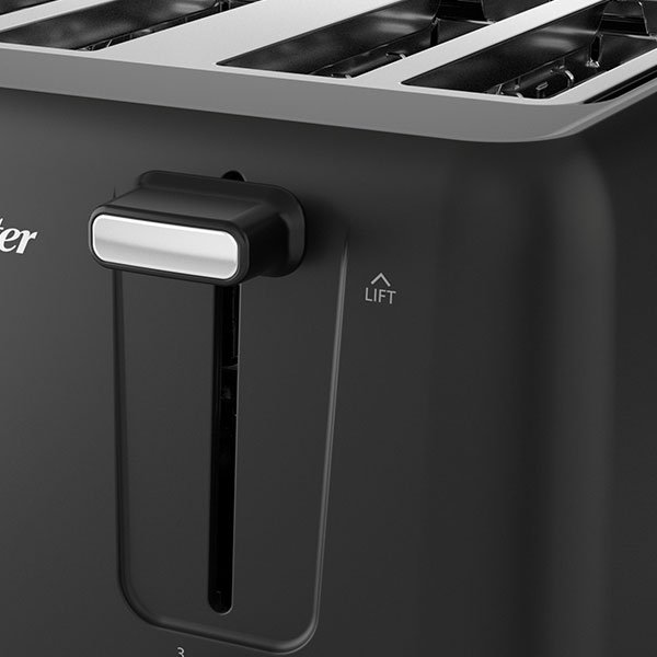 The Chef'sChoice Gourmezza 4 Slice Toaster steps up your style in