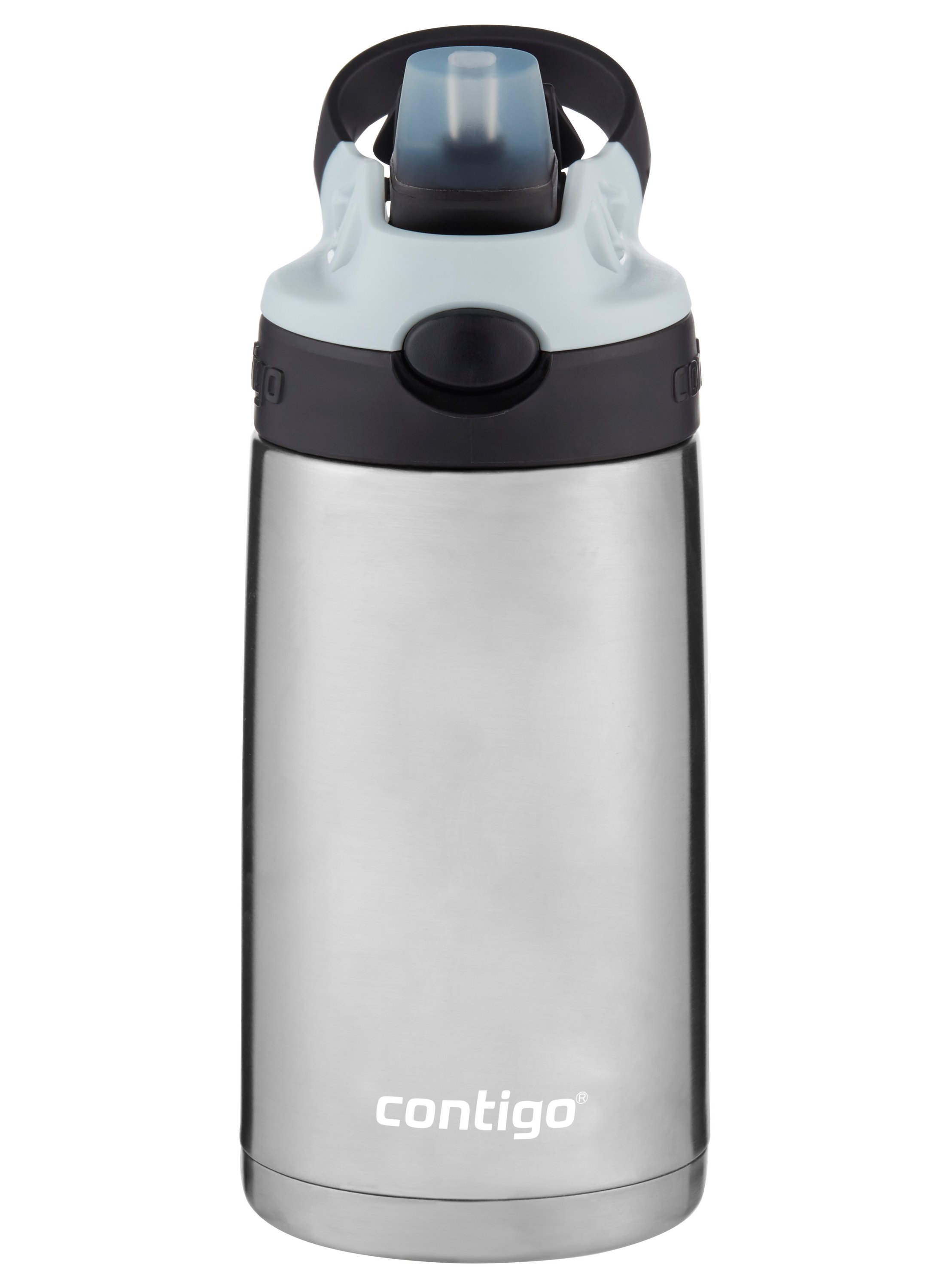 Kids Straw Stainless Steel Water Bottle with AUTOSPOUT® Lid, 13oz | Contigo