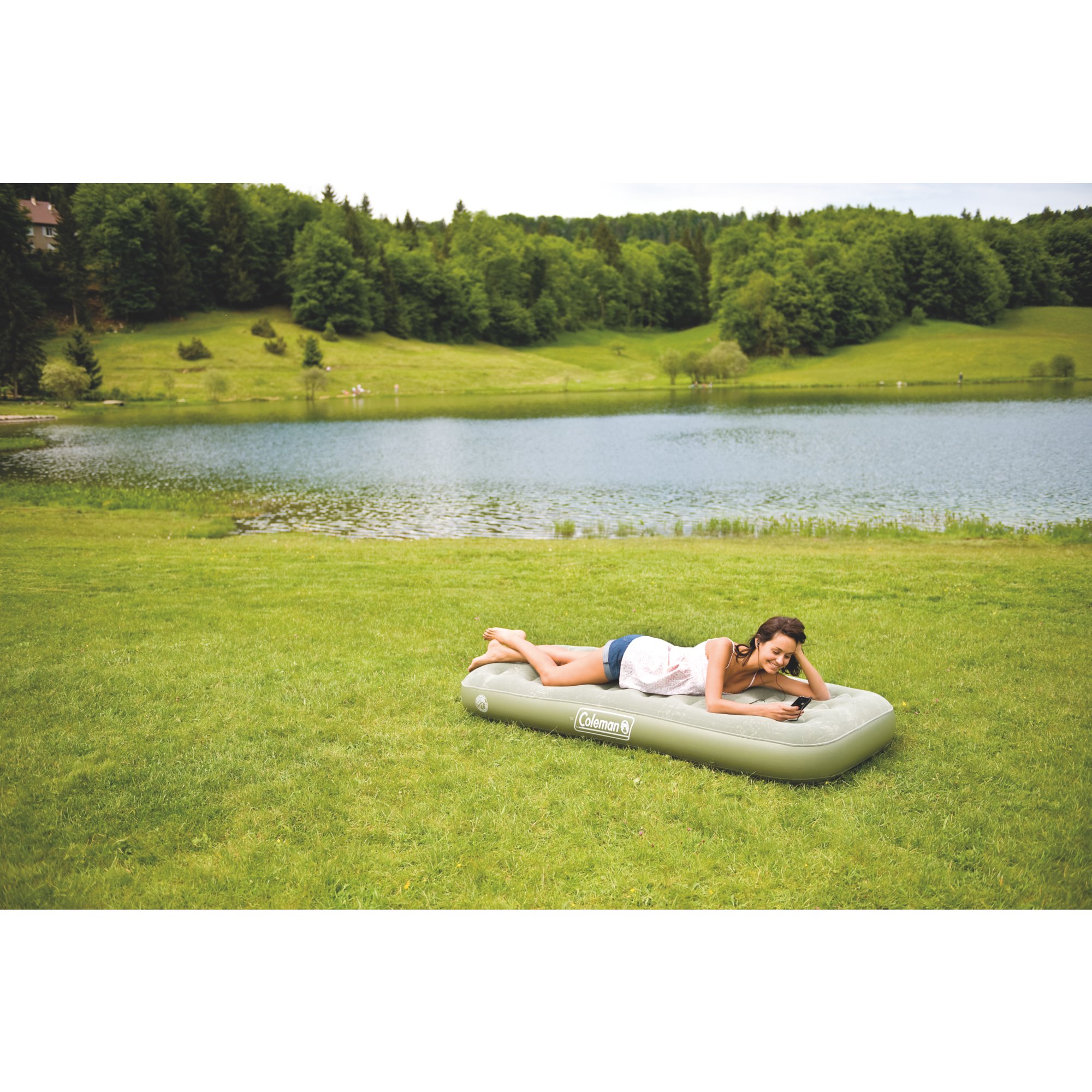 Coleman single deals high air mattress