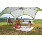Camp shelter with assorted camp products image number 5