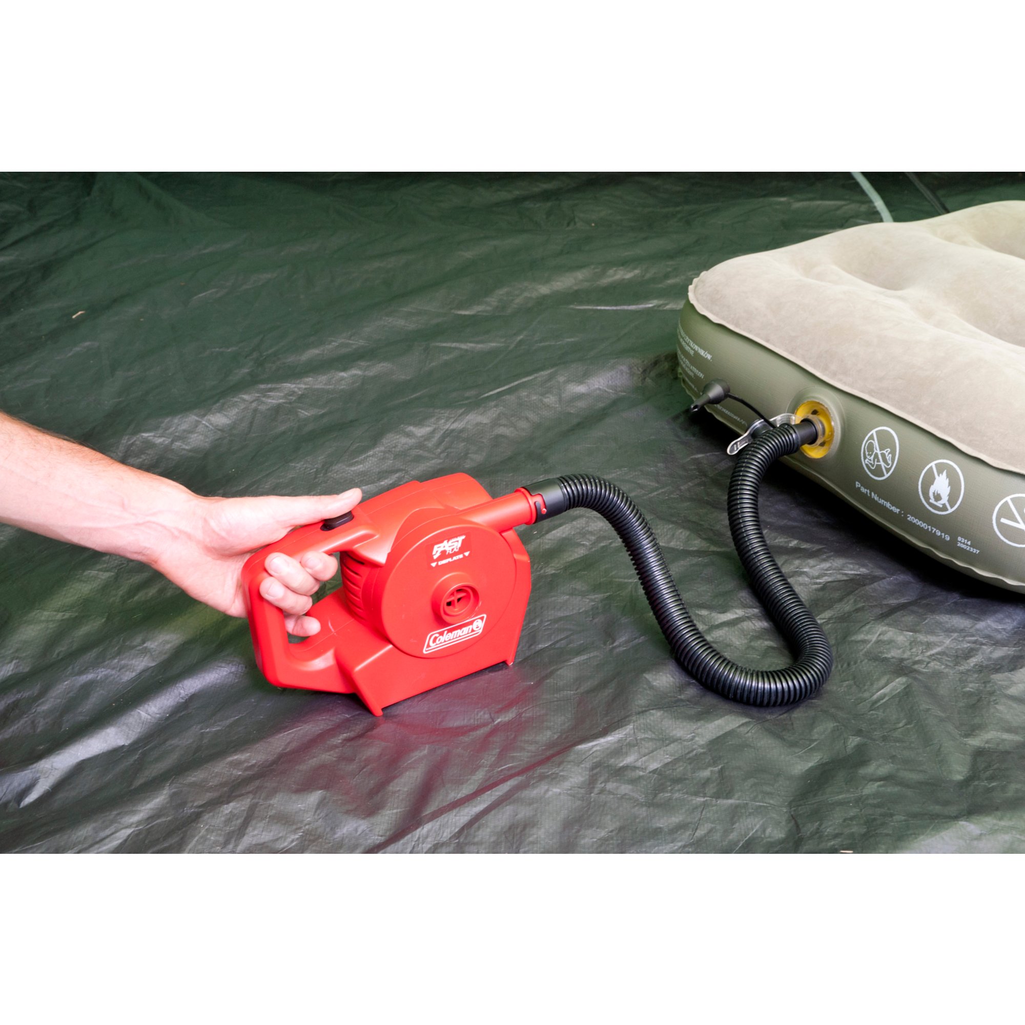 Coleman air outlet mattress pump