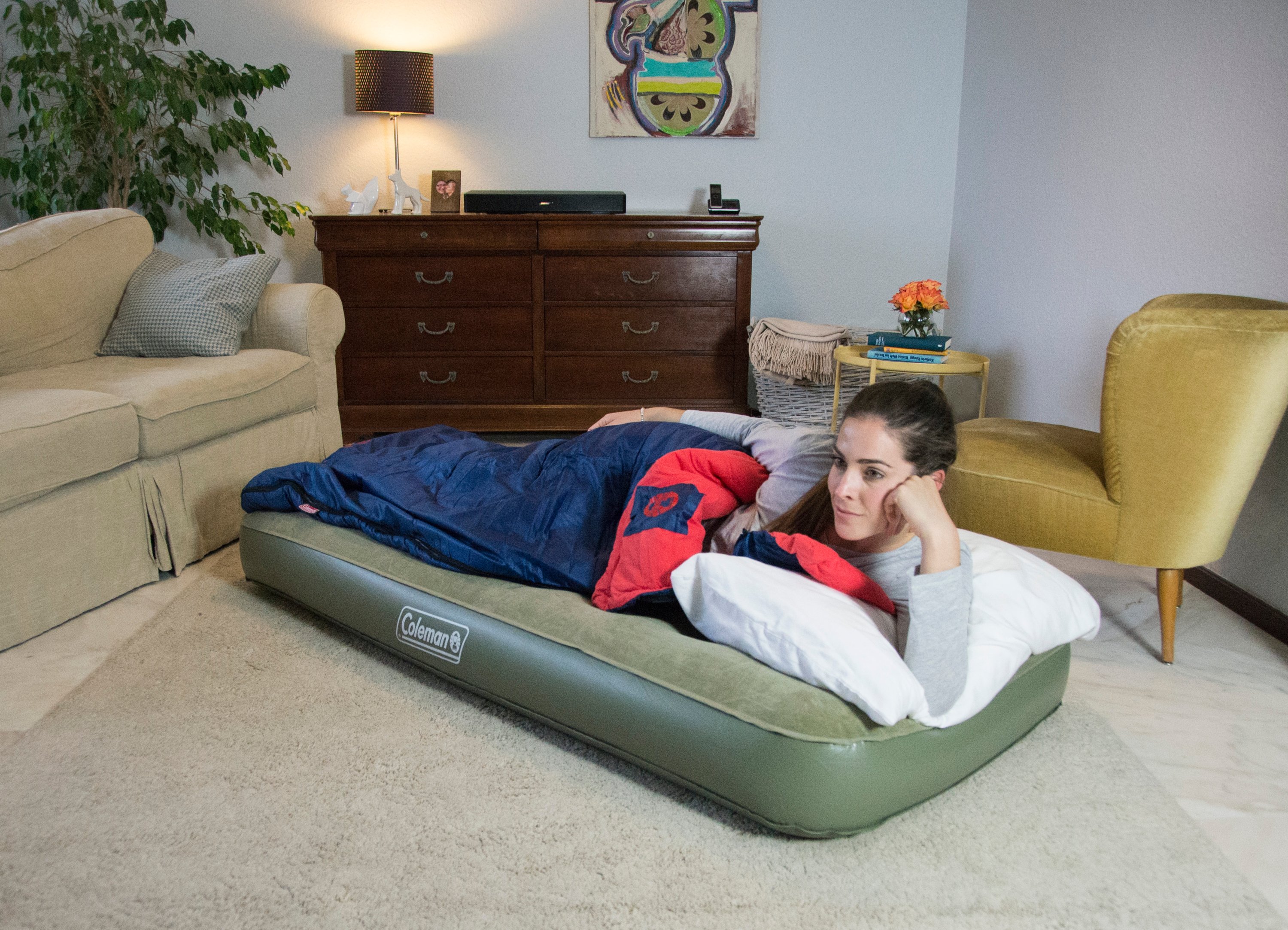 Coleman single air mattress best sale