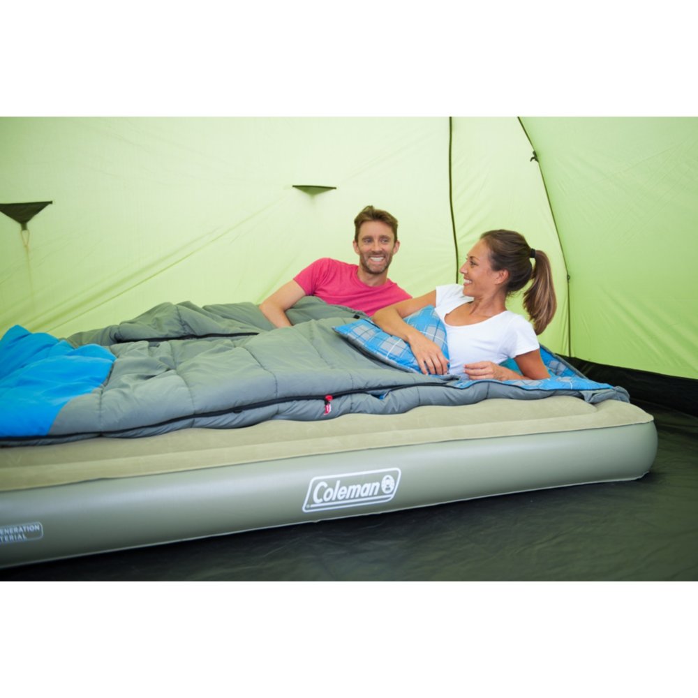 Materasso Gonfiabile Matrimoniale Coleman Con Doppia Camera - Comfort Personalizzato Per Coppie