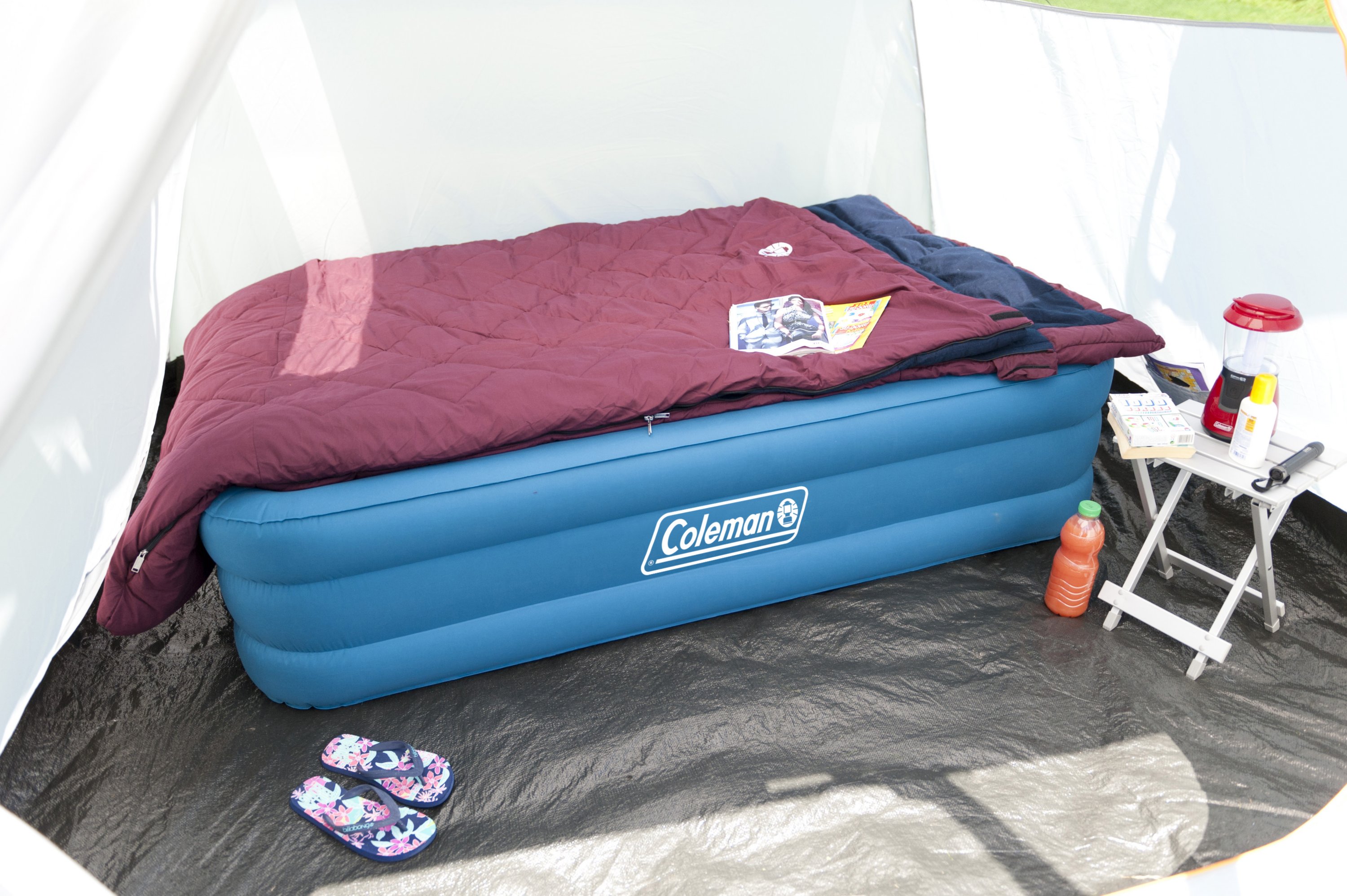 Coleman double shop raised airbed