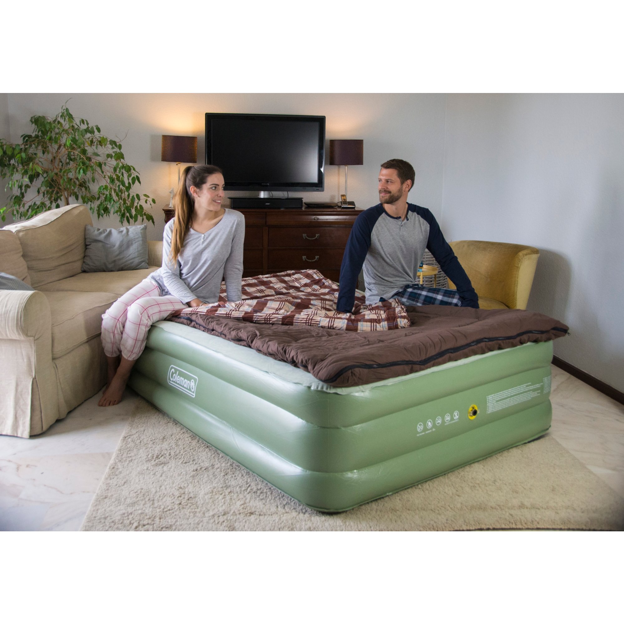 Raised airbed double hotsell