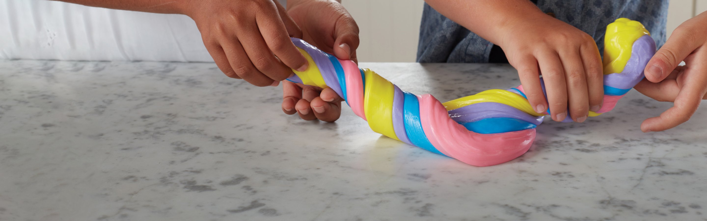 twisting colorful slime