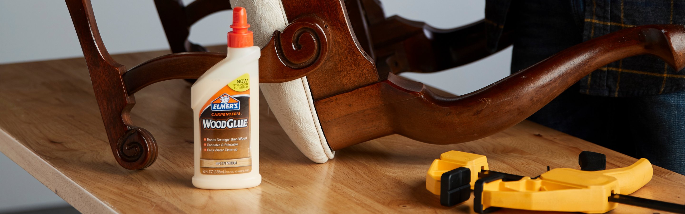 Elmer's - 8 OZ Stainable Wood Glue For Interior / Exterior