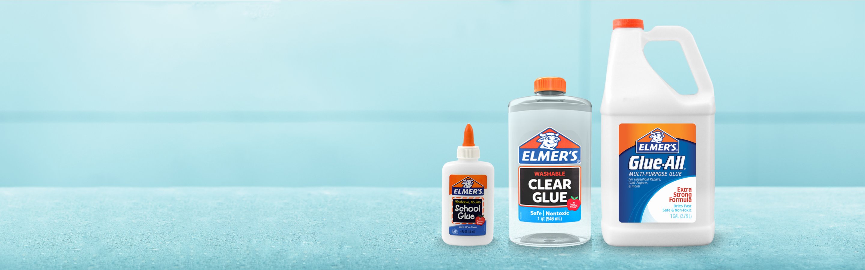 Elmer's Clear Liquid School Glue, Slime Glue, & Craft Glue | Large 16  Ounces for School Supplies & Slime Supplies | Washable Glue