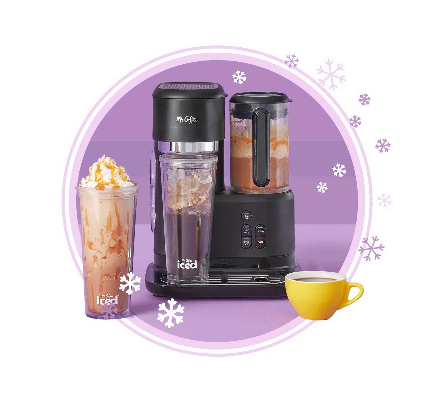 Mr. Coffee Single-Serve Frappe, Iced, and Hot Coffee Maker and