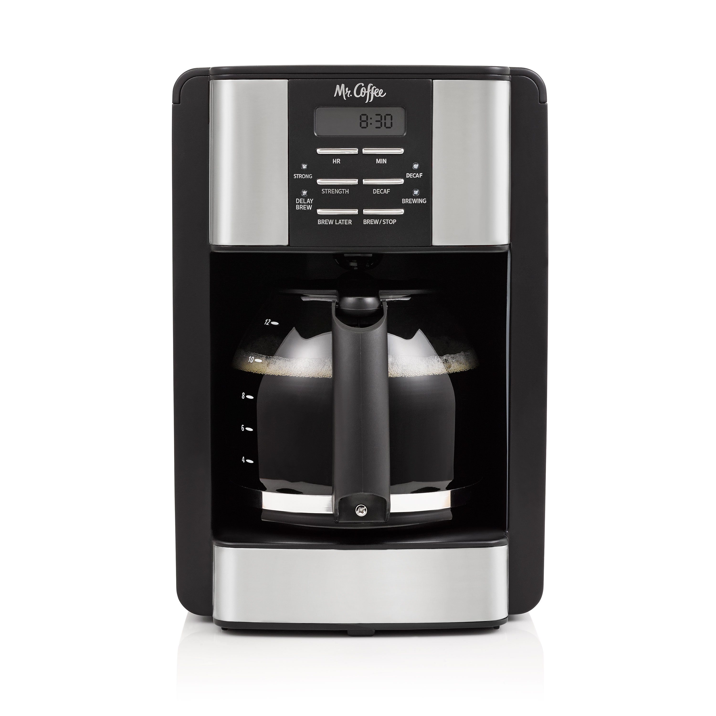 Mr. Coffee 12-cup Programmable Coffee Maker - Black/stainless Steel : Target