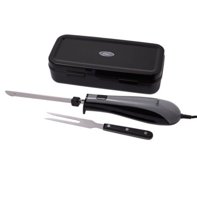 Oster® Electric Knife with Carving Fork & Storage Case, Grey
