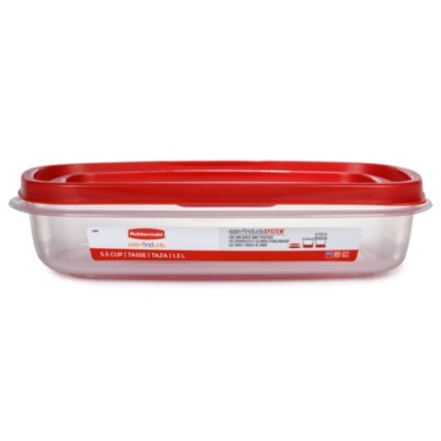 Rubbermaid 2856006 Glass Food Storage Container with Easy Find Lid