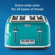 Oster 4 Slice Toaster with Textured Design and Chrome Accents Impressions Colle 