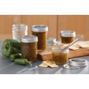 quilted crystal jars filled with pepper jelly image number 2