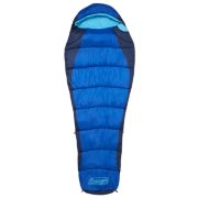 Adult sleeping bag royal blue and black with baby blue liner image number 1