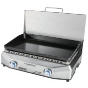 Master plancha barbecue with lid open image number 2