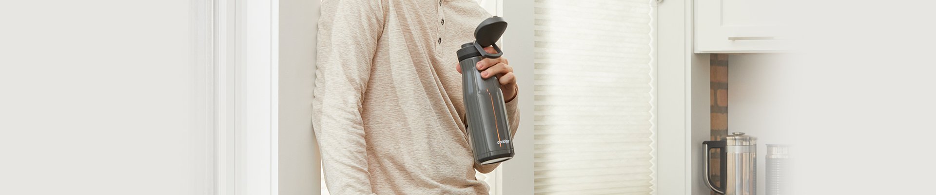 Contigo 24 oz Leak-Proof Lid Water Bottle with Autopop Jupiter (1