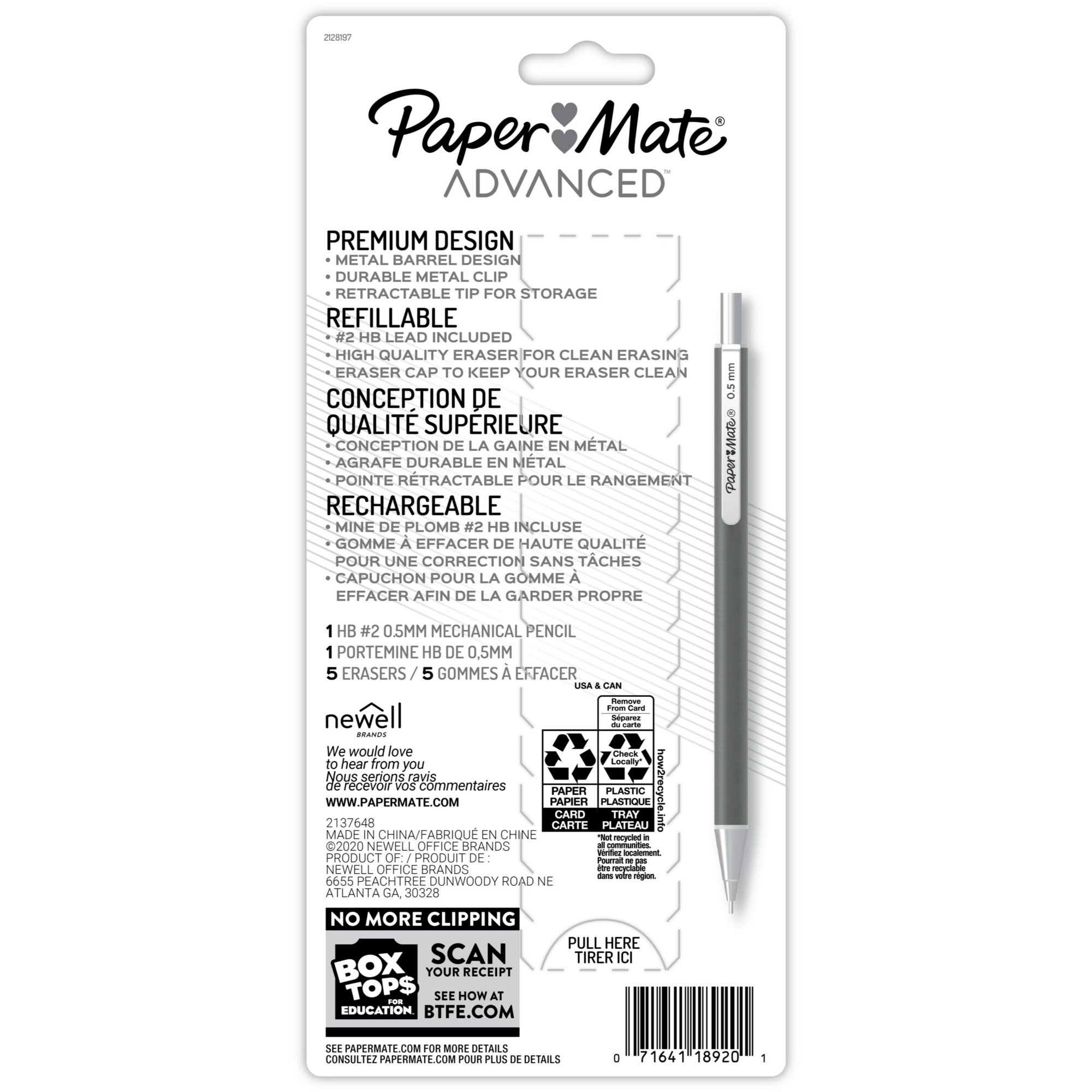 Paper Mate Logo II 0.5 mm Black Barrel Mechanical Pencil