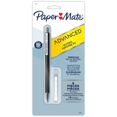 Paper Mate Advanced Mechanical Pencils, 0.7mm, #2 lead