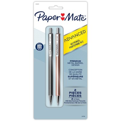 Paper Mate Advanced Mechanical Pencils, 0.7mm, #2 lead
