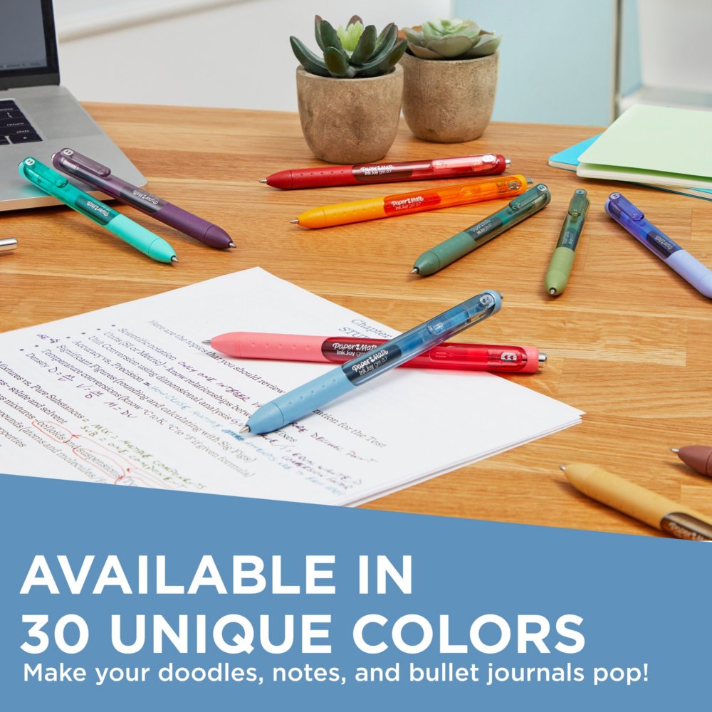 Paper Mate Ink Joy 6pk Gel Pens 0.7mm Medium Tip Pastel Colors : Target