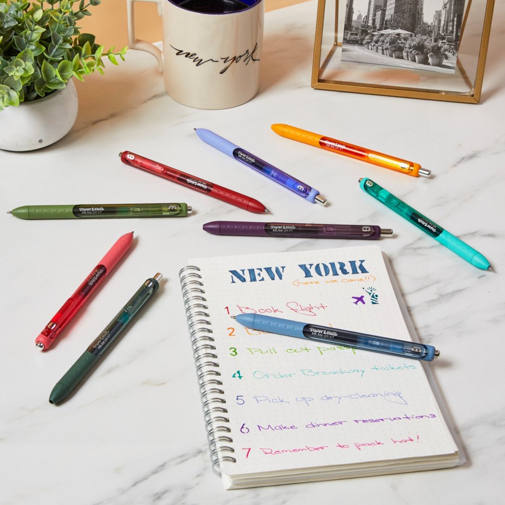 Paper Mate Ink Joy 6pk Gel Pens 0.7mm Medium Tip Bold Colors : Target