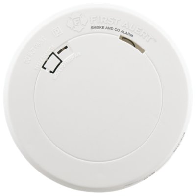 Combination Photoelectric Smoke and Carbon Monoxide Alarm with 10-Year Battery