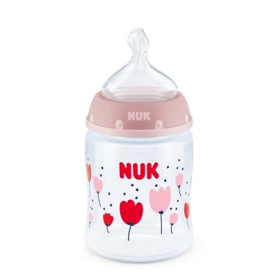 Nuk First Choice + Bouteille Jungle Taille XL 6-18m Silicone 360ml Vert -  Biberons - Bébé et Maman