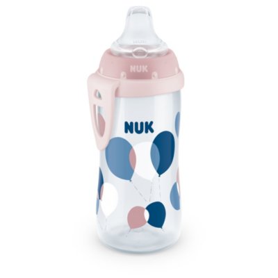 NUK Evolution 360 Cup 8 + Months Blue 2 Cups - 8 oz (240 ml) Each, 2 Count  - Foods Co.