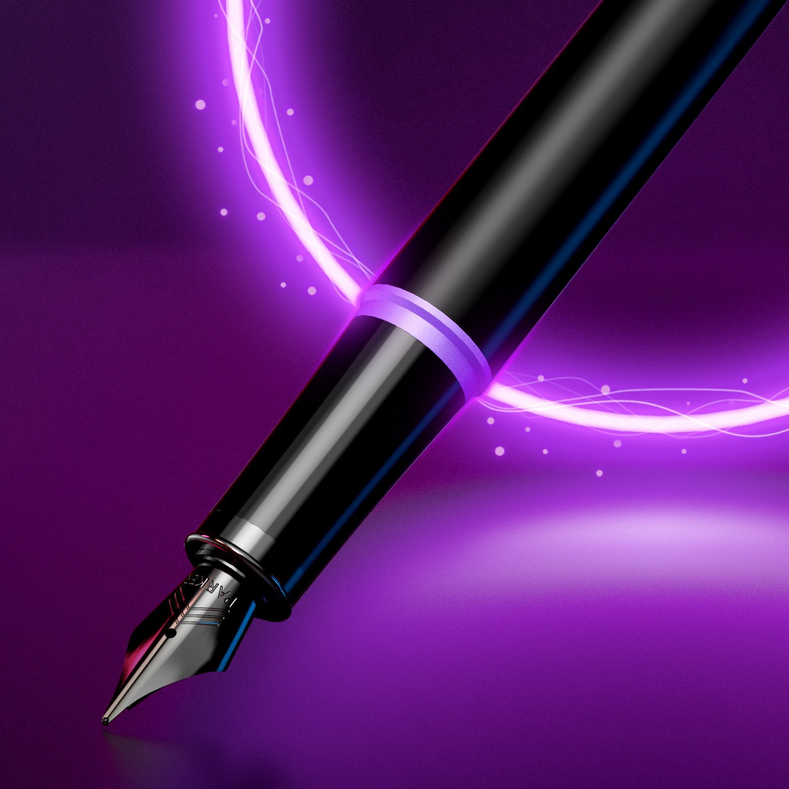 vibrant fountain pen