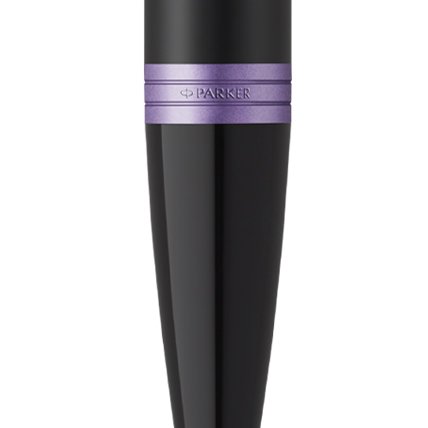 purple ring accent on luxury pen